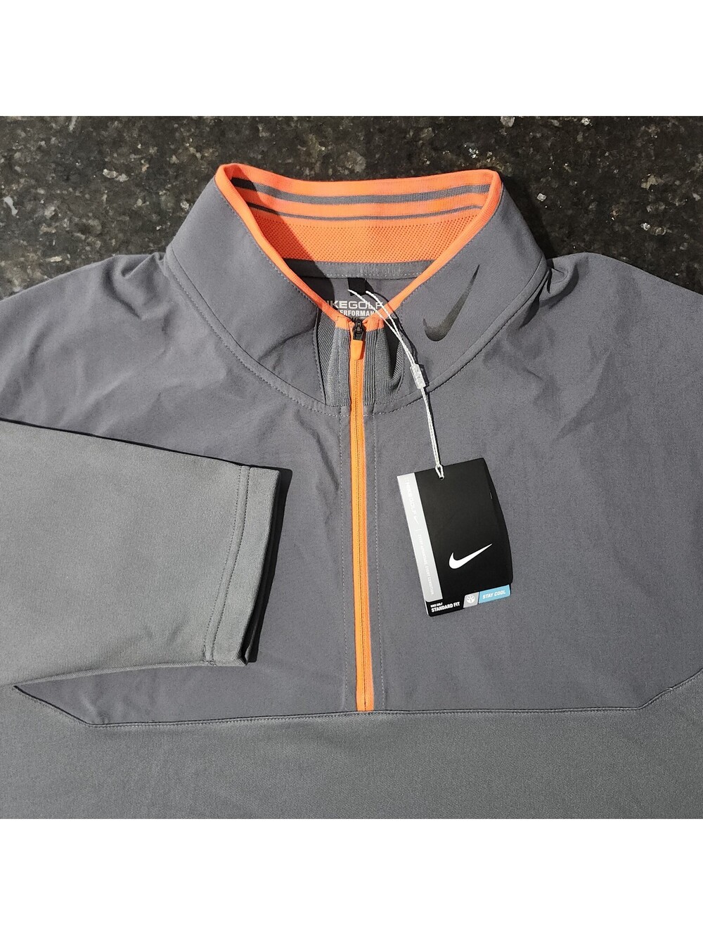 NWT Nike Golf Dri-Fi 1/2 Zip Jacket Pullover Mens XXL Stretch Performance Sport